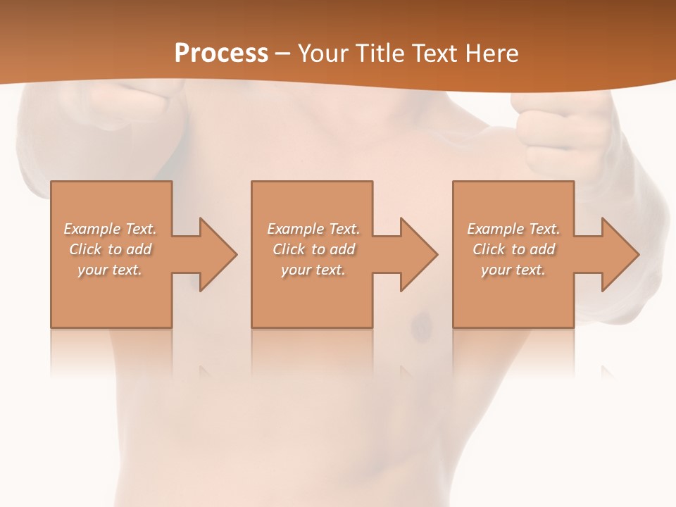 Thumbs Up Topless Fitness PowerPoint Template