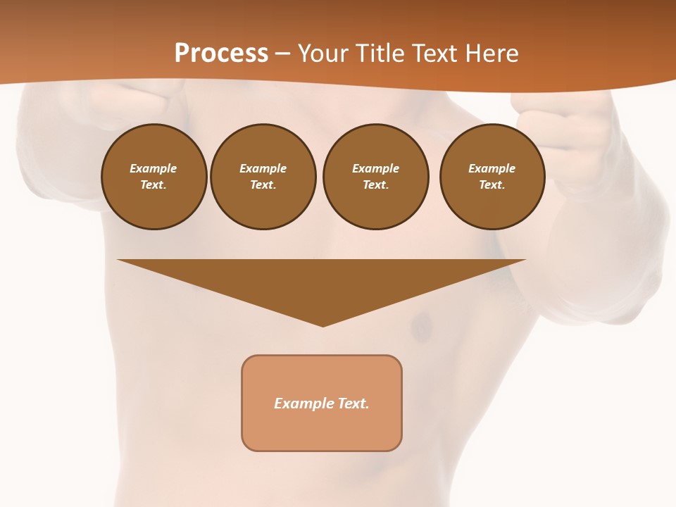 Thumbs Up Topless Fitness PowerPoint Template