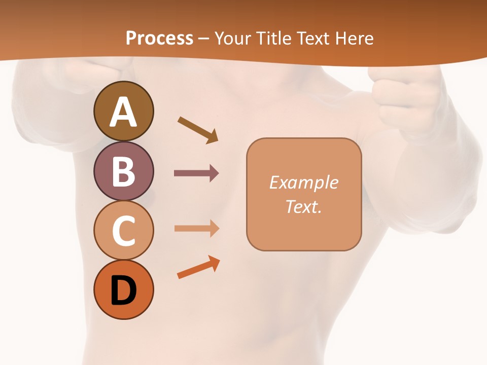 Thumbs Up Topless Fitness PowerPoint Template