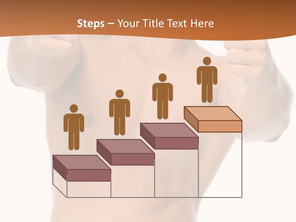 Thumbs Up Topless Fitness PowerPoint Template