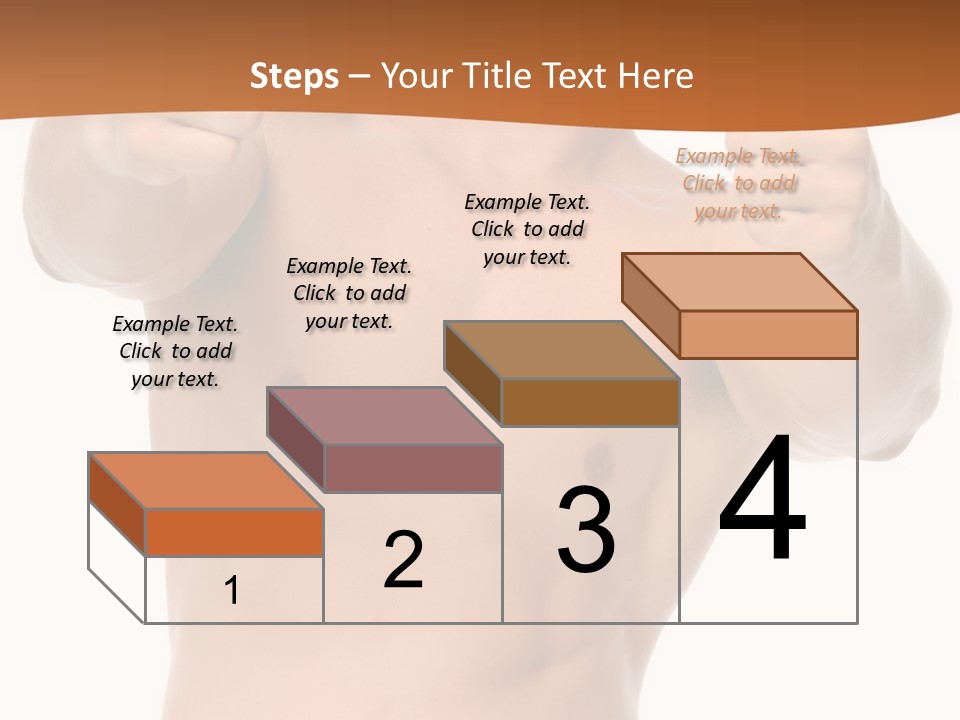Thumbs Up Topless Fitness PowerPoint Template