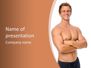 Portrait Confident Person PowerPoint Template