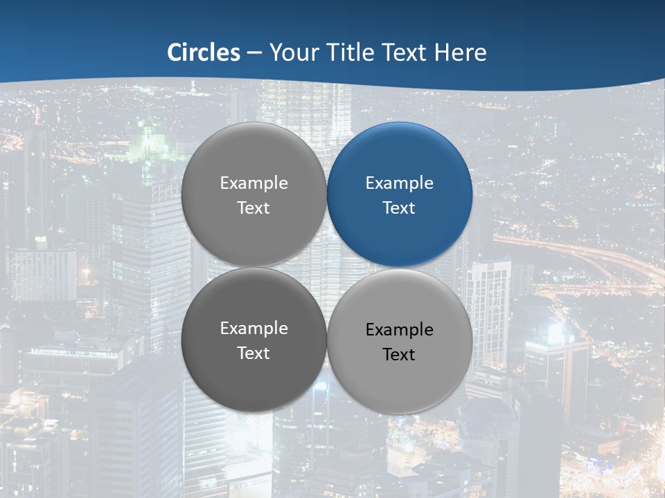 Kuala Traffic Grows PowerPoint Template