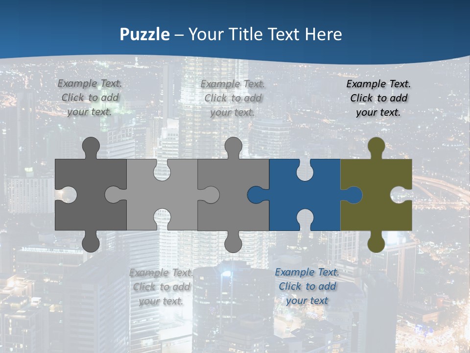 Kuala Traffic Grows PowerPoint Template