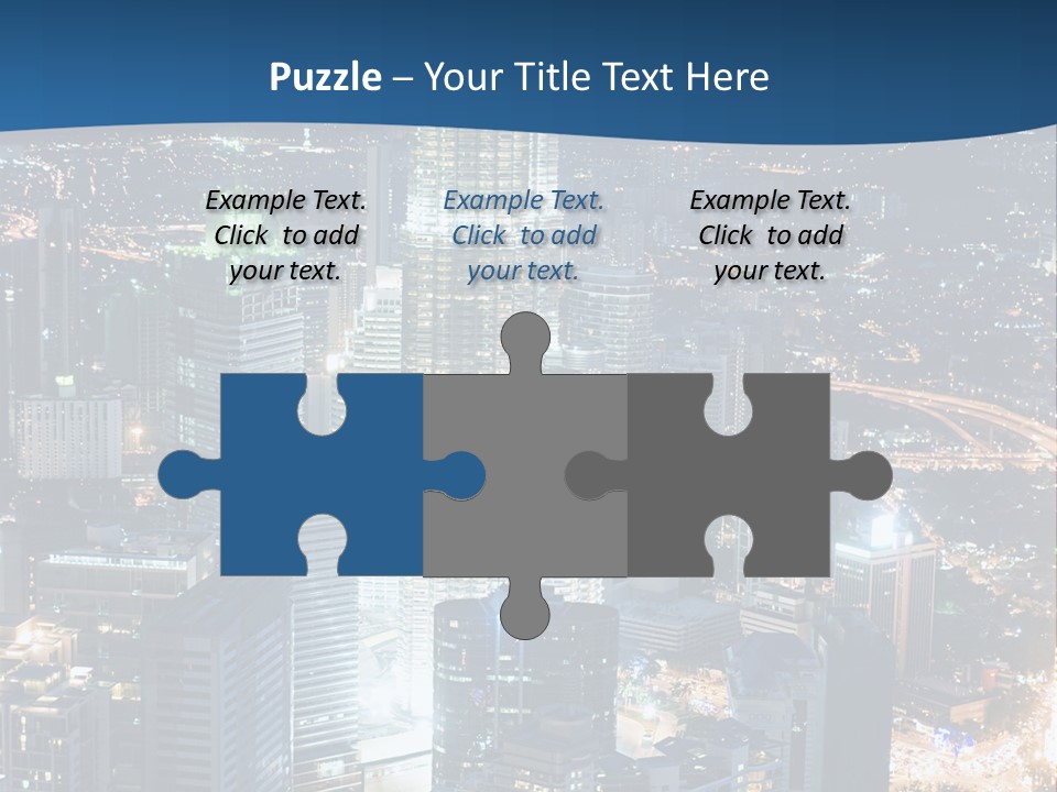 Kuala Traffic Grows PowerPoint Template