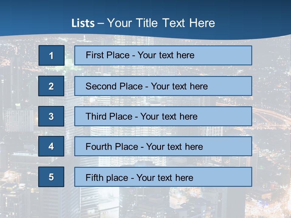 Kuala Traffic Grows PowerPoint Template