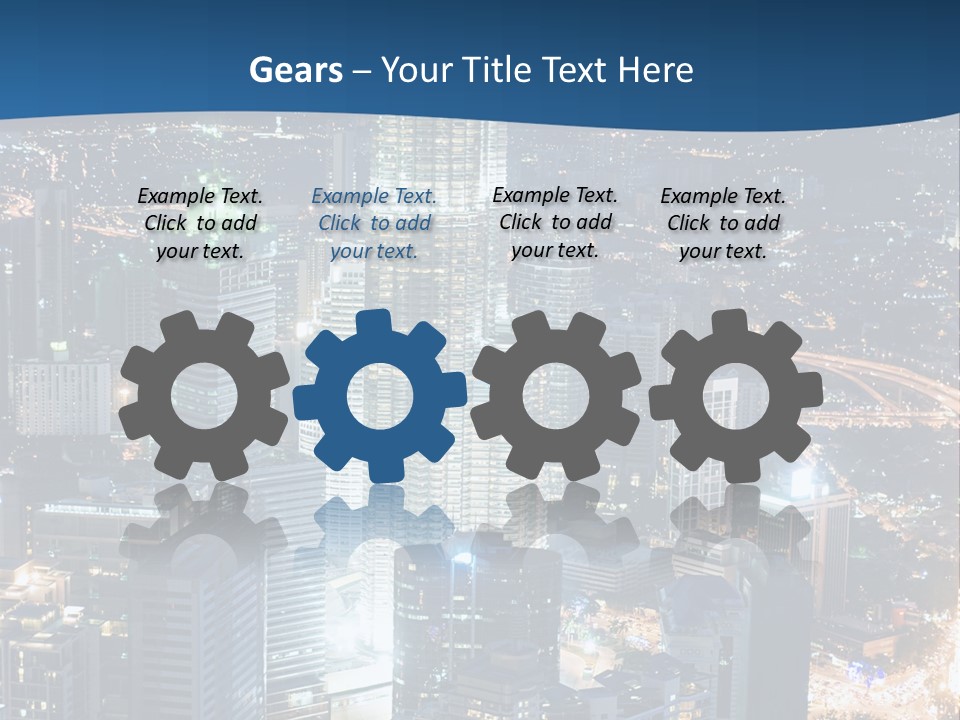 Kuala Traffic Grows PowerPoint Template