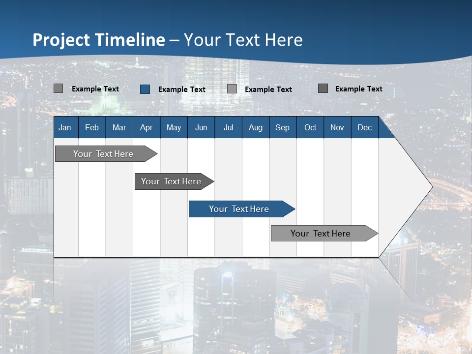 Kuala Traffic Grows PowerPoint Template