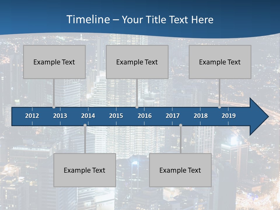 Kuala Traffic Grows PowerPoint Template