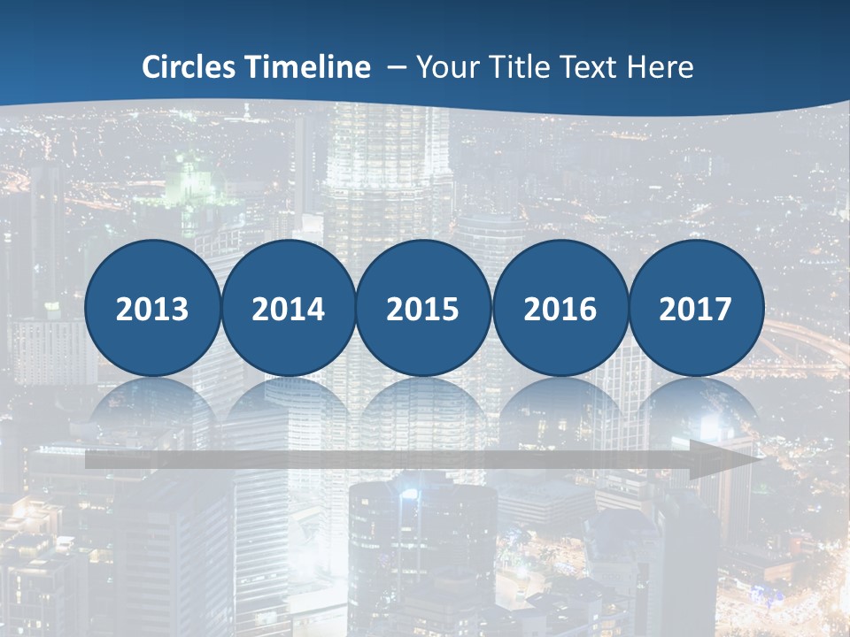 Kuala Traffic Grows PowerPoint Template