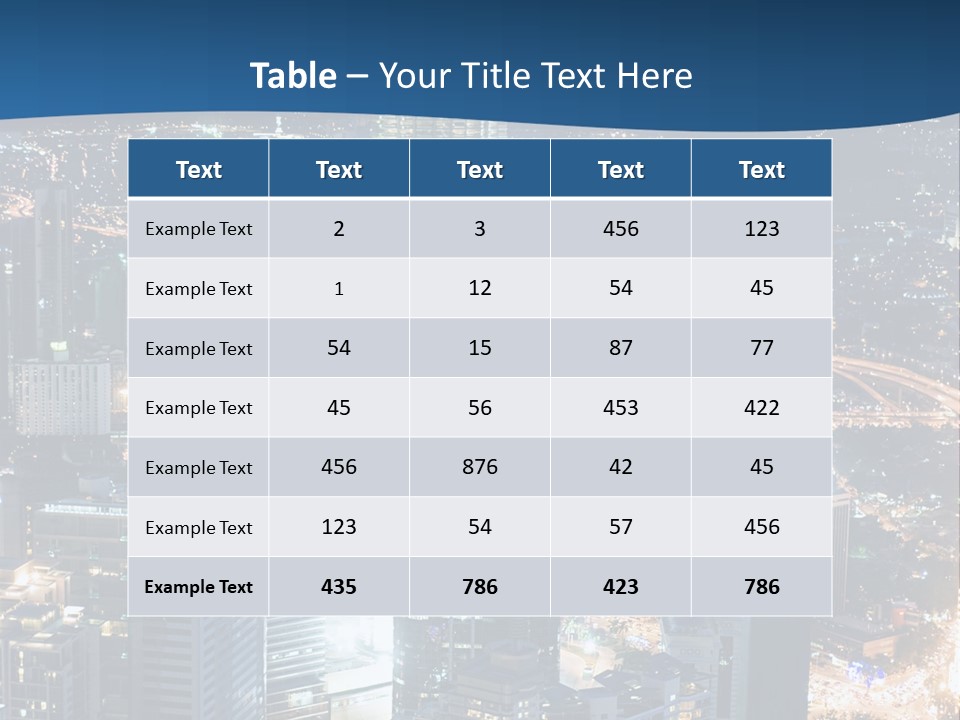 Kuala Traffic Grows PowerPoint Template