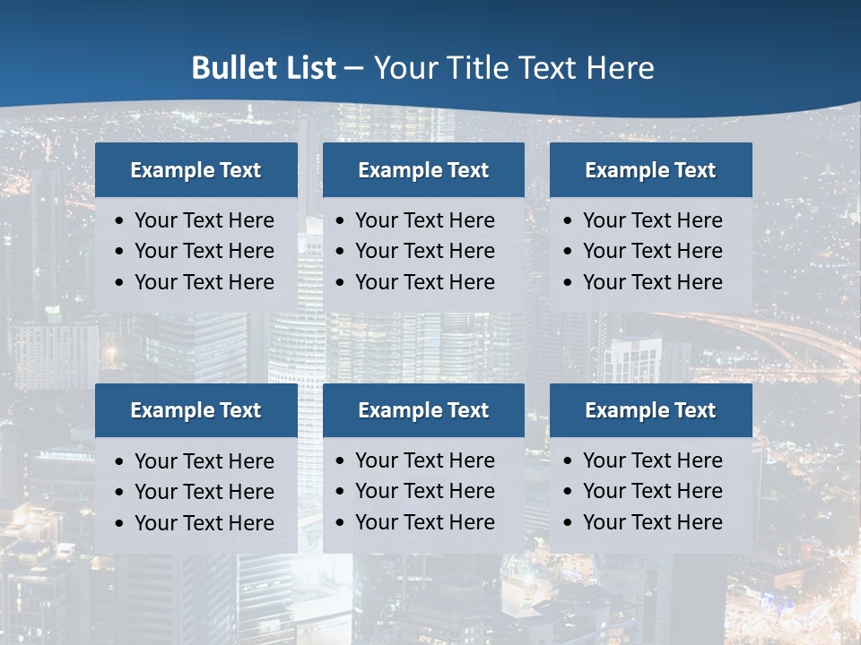 Kuala Traffic Grows PowerPoint Template