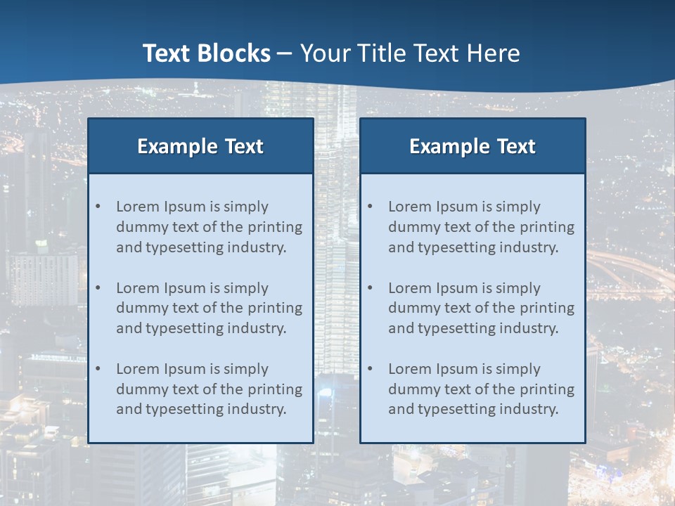 Kuala Traffic Grows PowerPoint Template