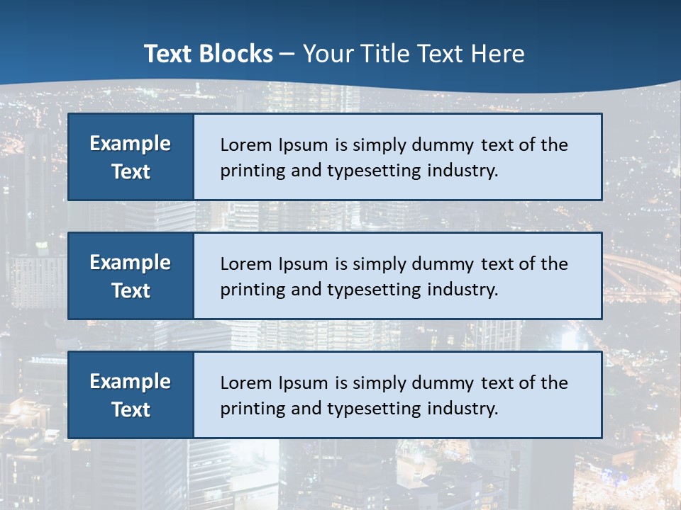 Kuala Traffic Grows PowerPoint Template