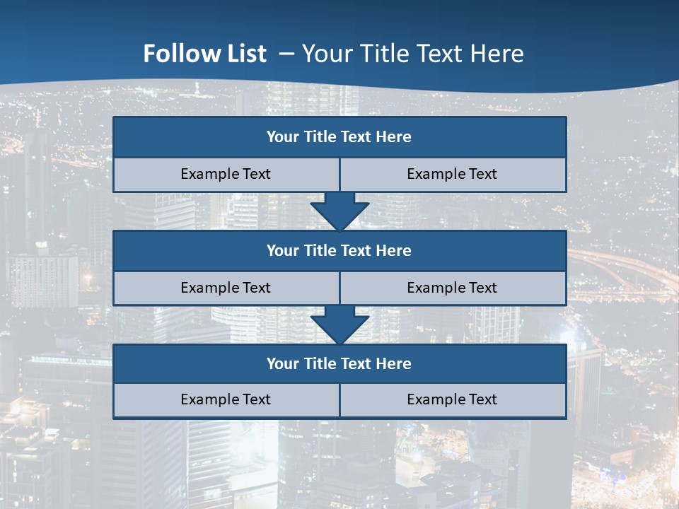 Kuala Traffic Grows PowerPoint Template