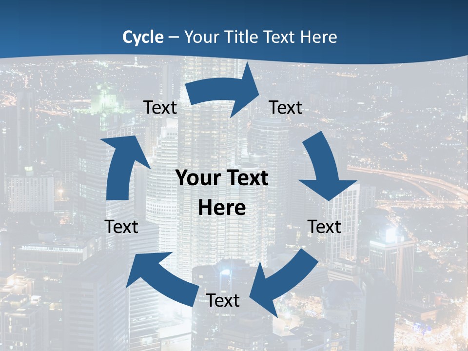 Kuala Traffic Grows PowerPoint Template