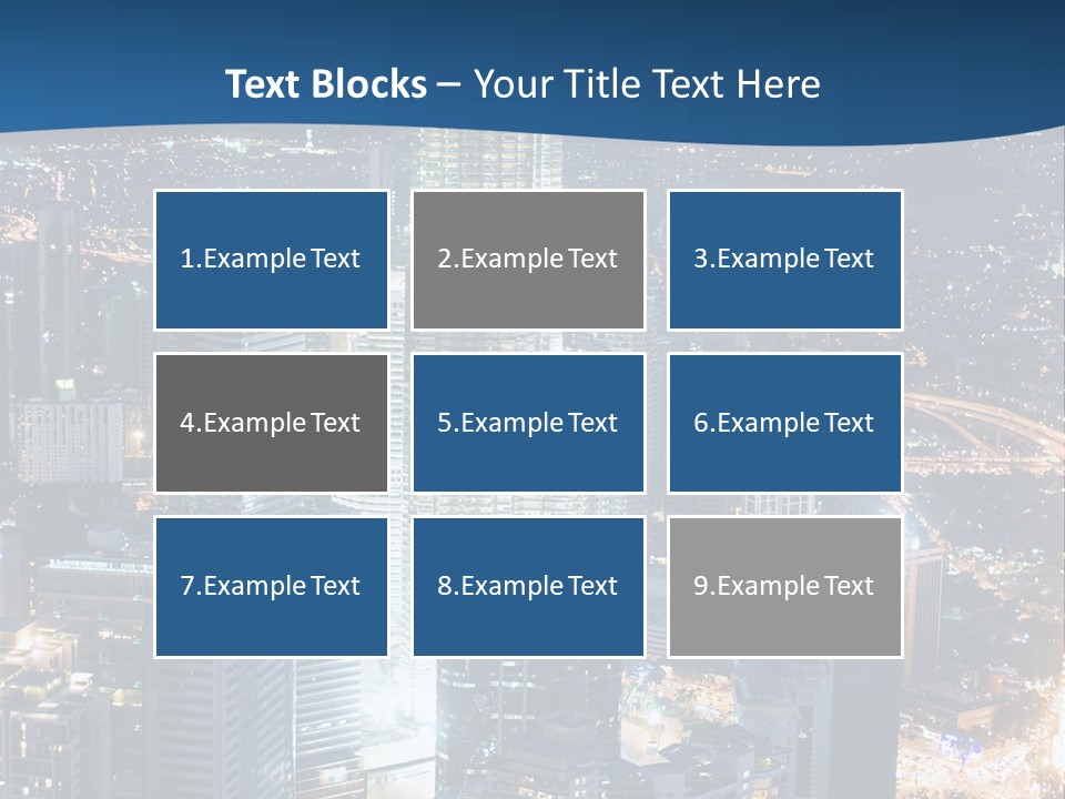 Kuala Traffic Grows PowerPoint Template