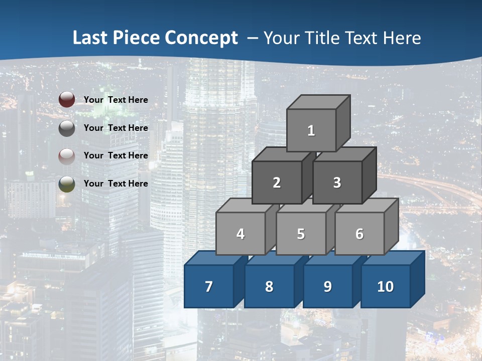 Kuala Traffic Grows PowerPoint Template