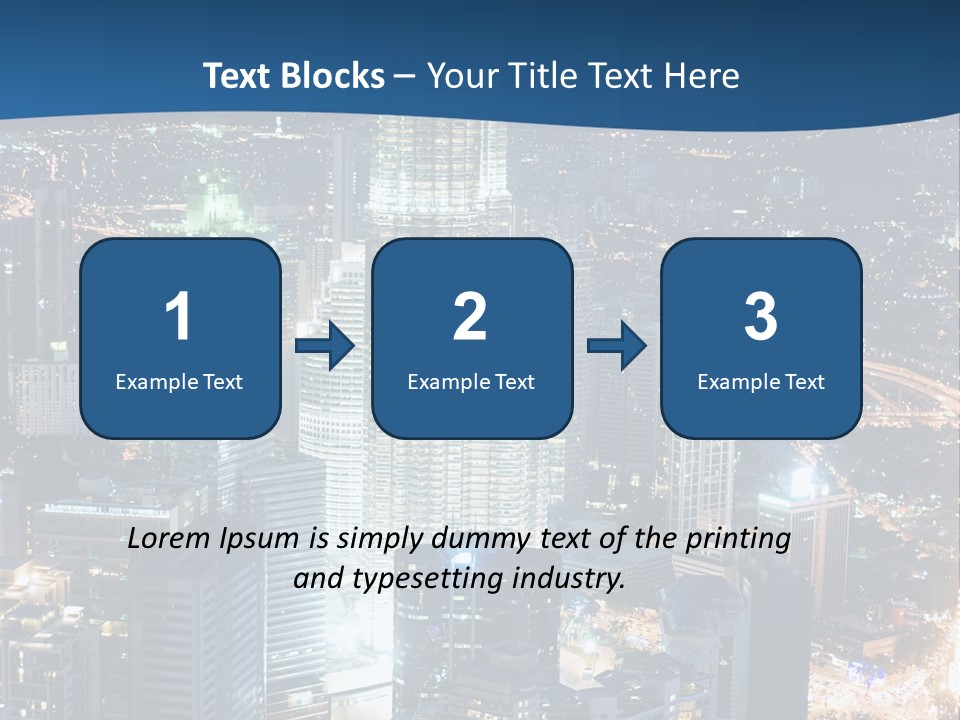 Kuala Traffic Grows PowerPoint Template