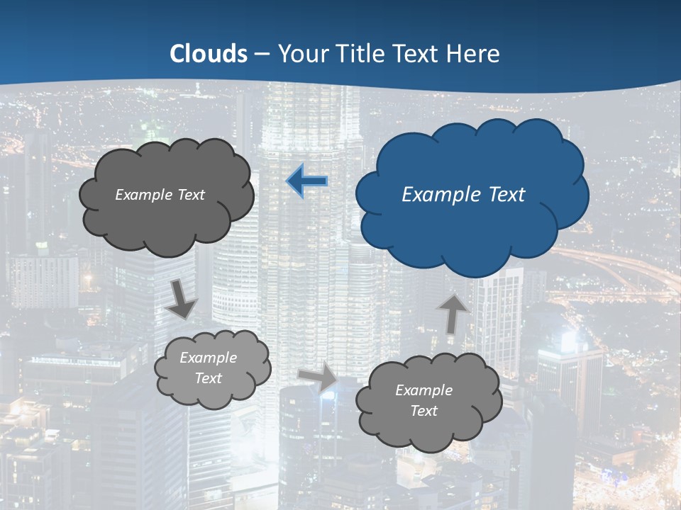 Kuala Traffic Grows PowerPoint Template
