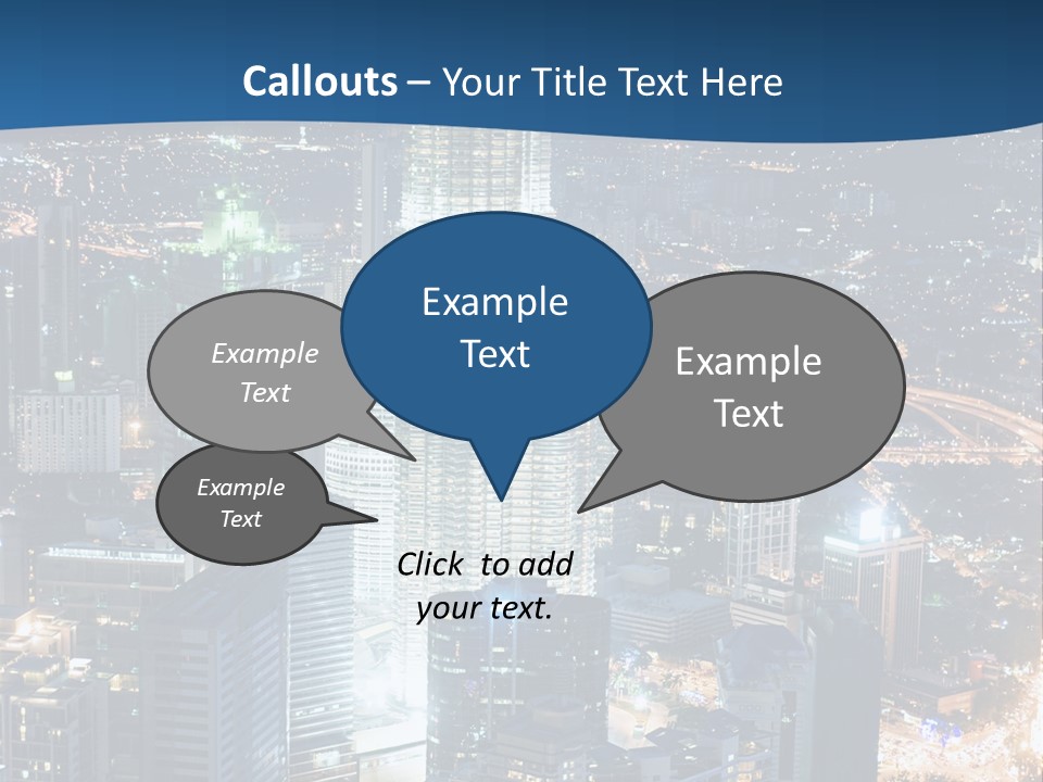 Kuala Traffic Grows PowerPoint Template