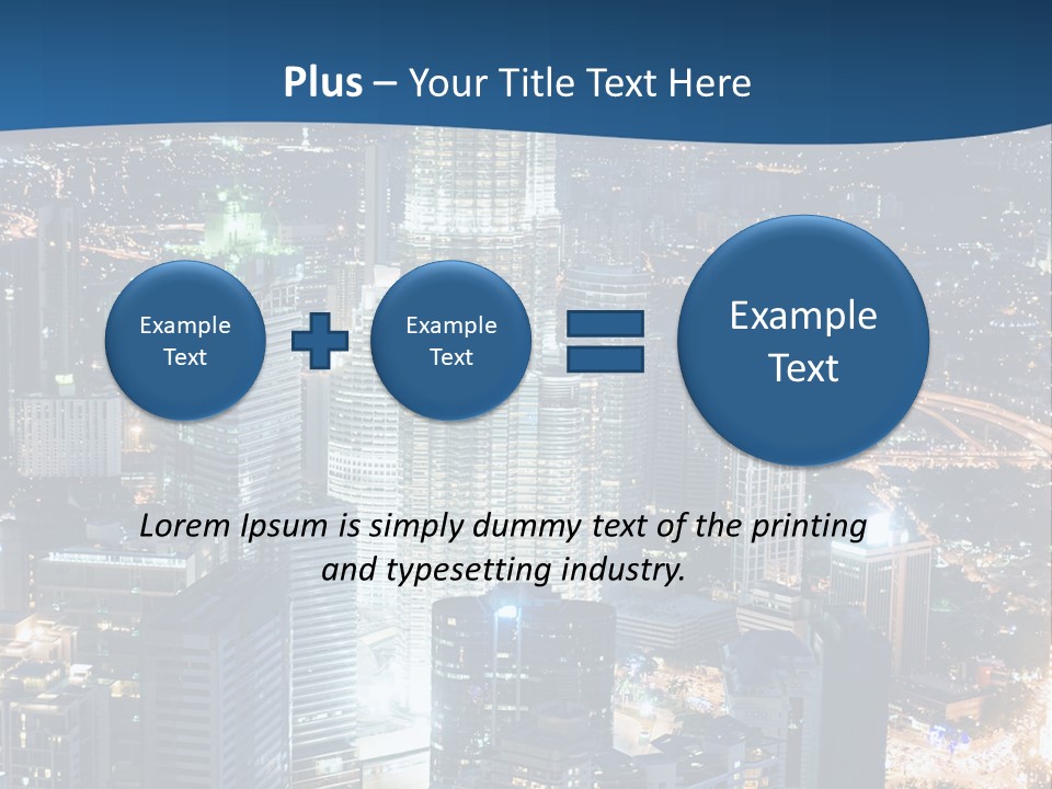 Kuala Traffic Grows PowerPoint Template