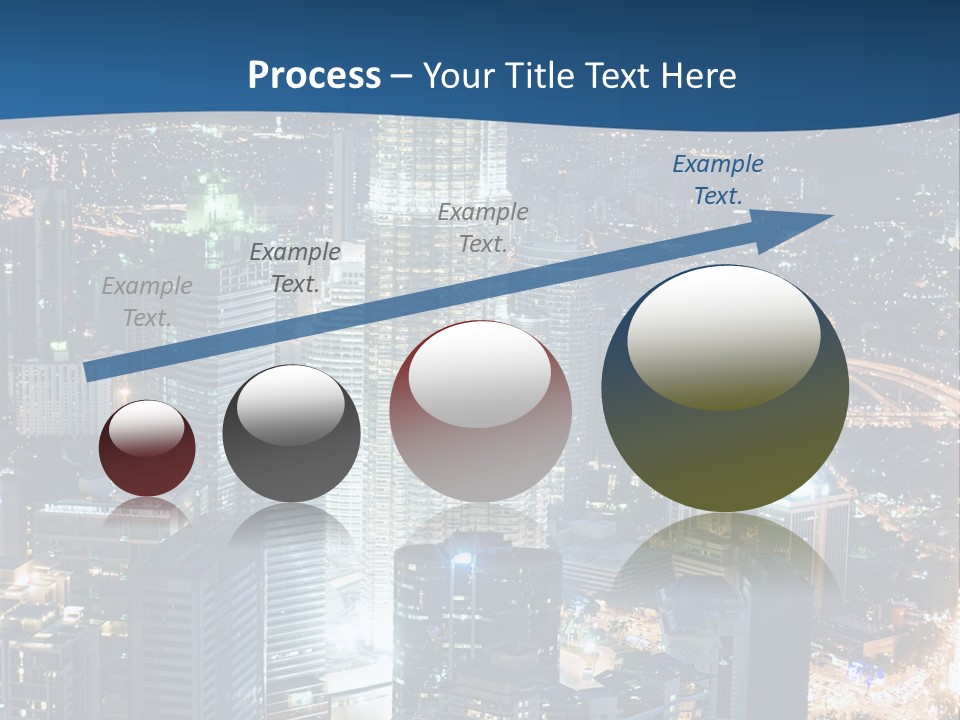 Kuala Traffic Grows PowerPoint Template