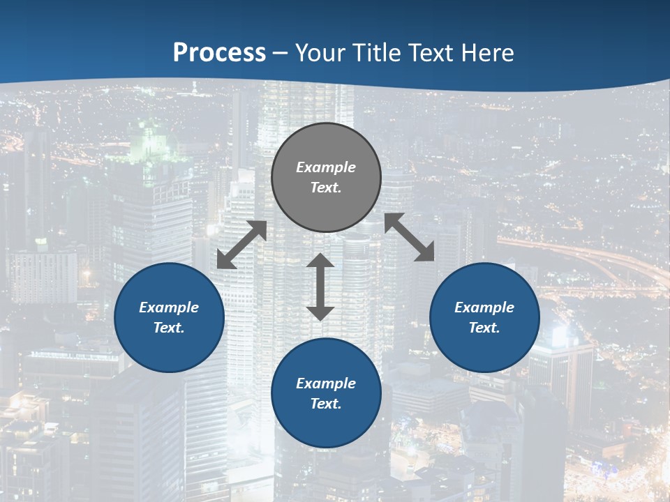 Kuala Traffic Grows PowerPoint Template