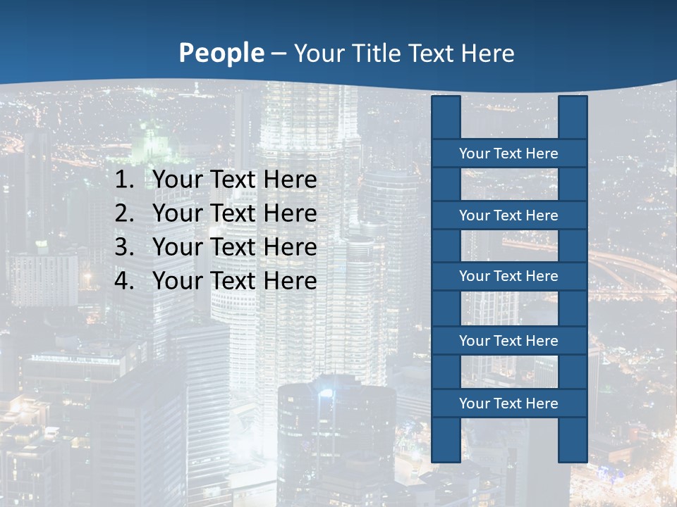 Kuala Traffic Grows PowerPoint Template