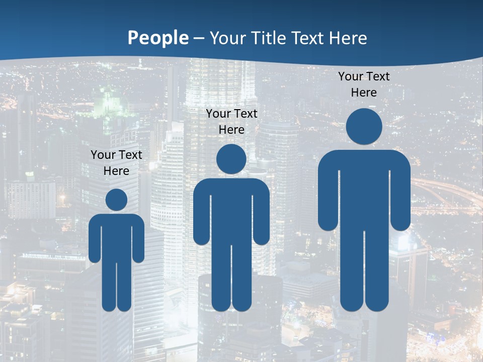 Kuala Traffic Grows PowerPoint Template
