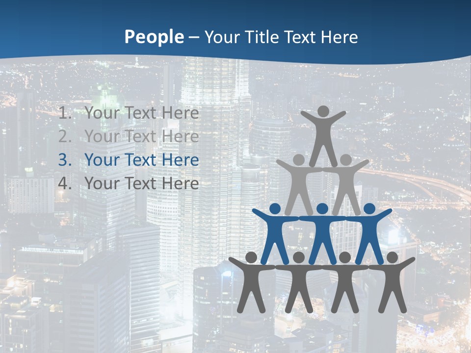 Kuala Traffic Grows PowerPoint Template