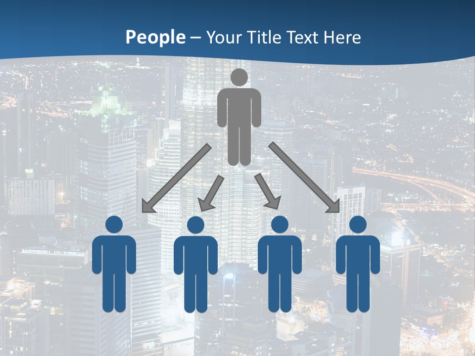 Kuala Traffic Grows PowerPoint Template