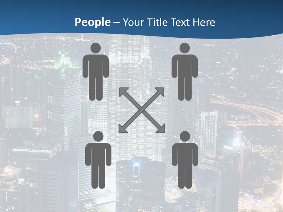 Kuala Traffic Grows PowerPoint Template