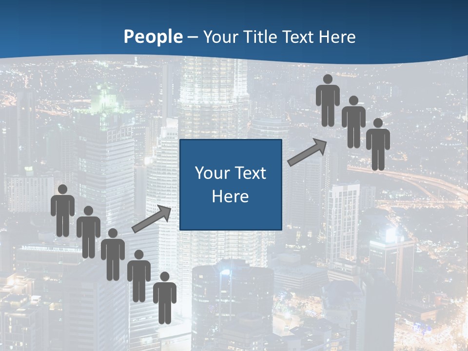 Kuala Traffic Grows PowerPoint Template