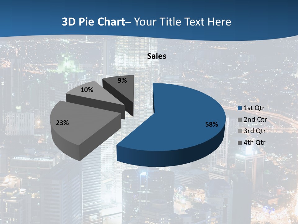 Kuala Traffic Grows PowerPoint Template