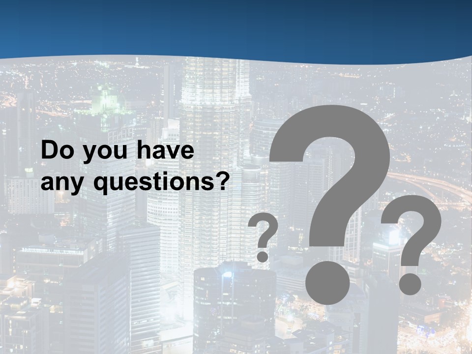 Kuala Traffic Grows PowerPoint Template