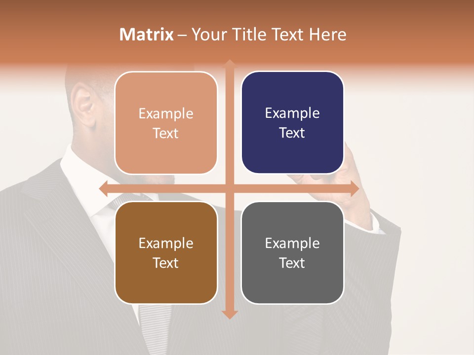 Business Fist Winner PowerPoint Template