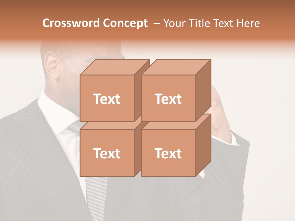 Business Fist Winner PowerPoint Template