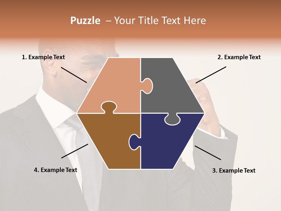 Business Fist Winner PowerPoint Template