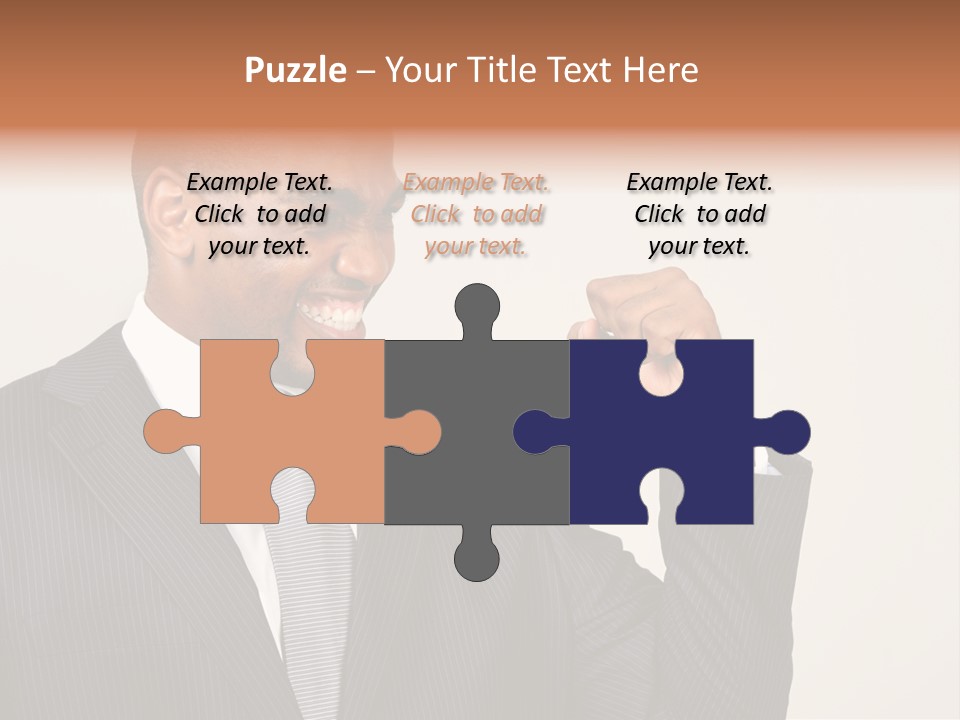 Business Fist Winner PowerPoint Template