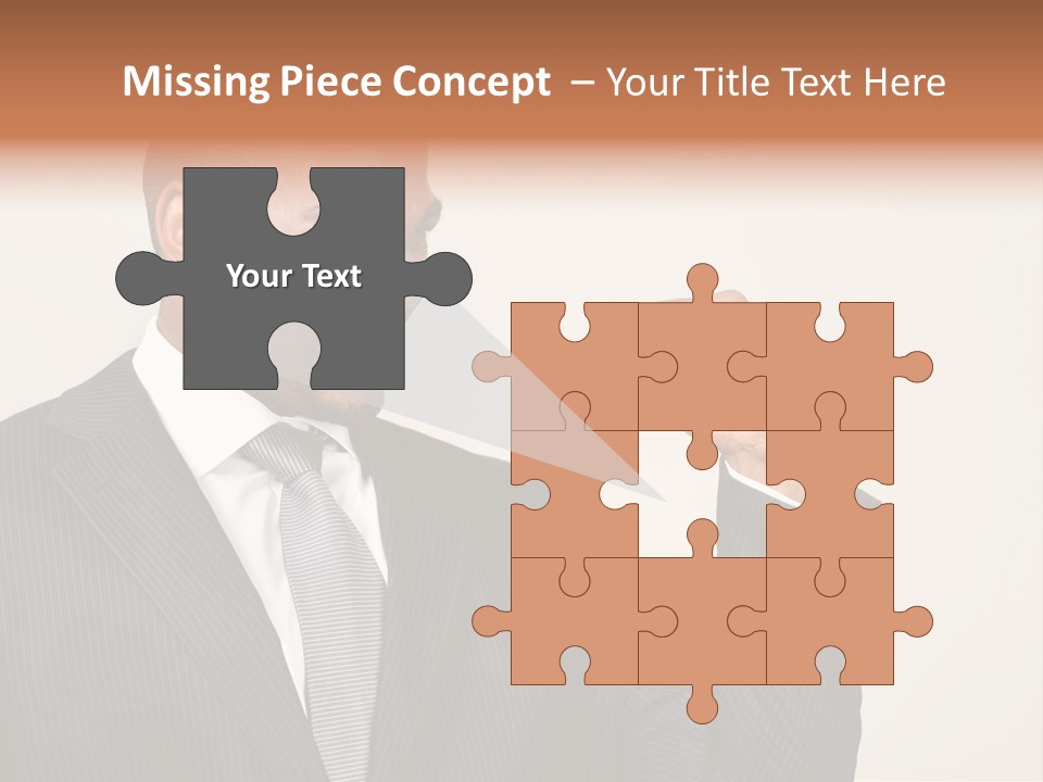 Business Fist Winner PowerPoint Template