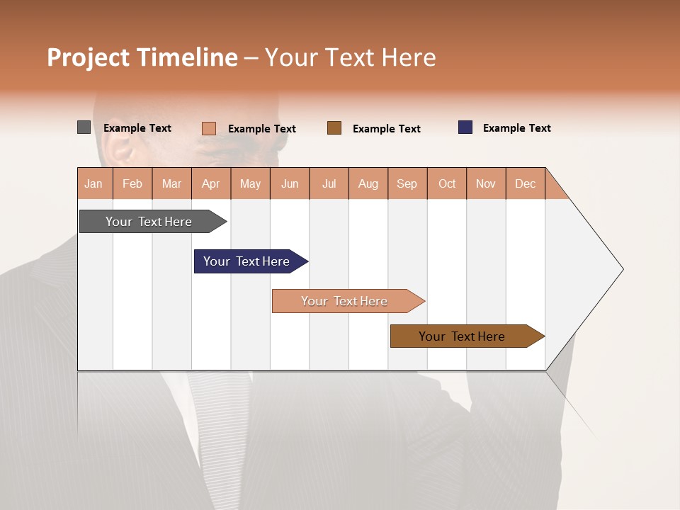 Business Fist Winner PowerPoint Template