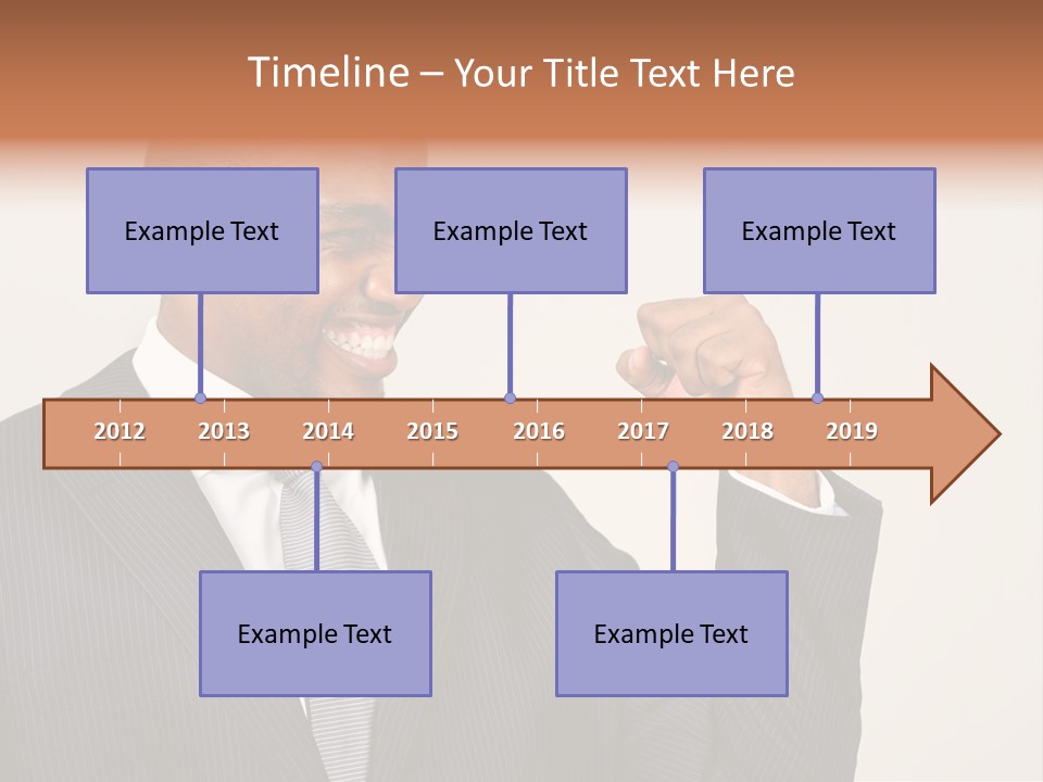 Business Fist Winner PowerPoint Template