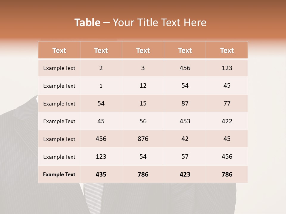 Business Fist Winner PowerPoint Template