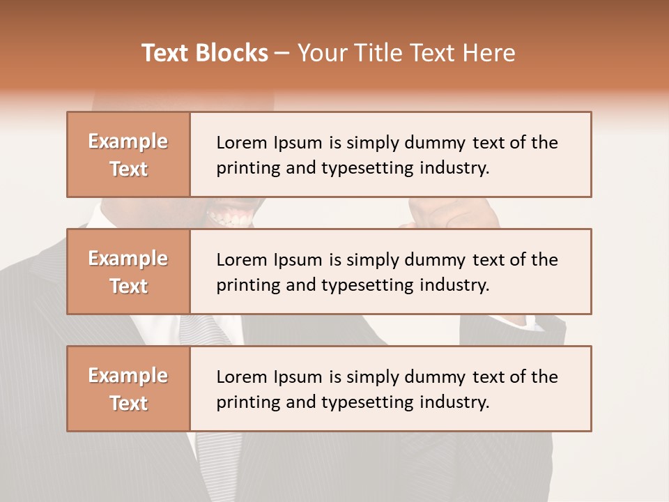 Business Fist Winner PowerPoint Template