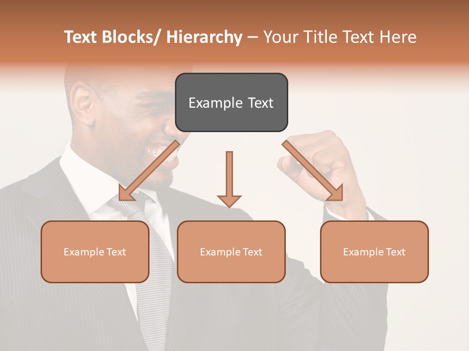 Business Fist Winner PowerPoint Template