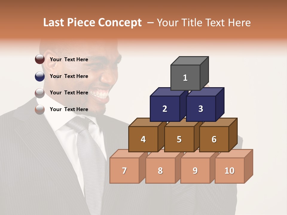 Business Fist Winner PowerPoint Template