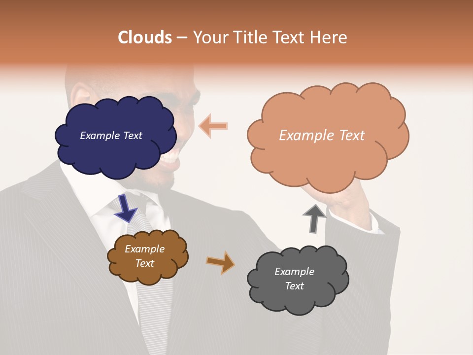 Business Fist Winner PowerPoint Template