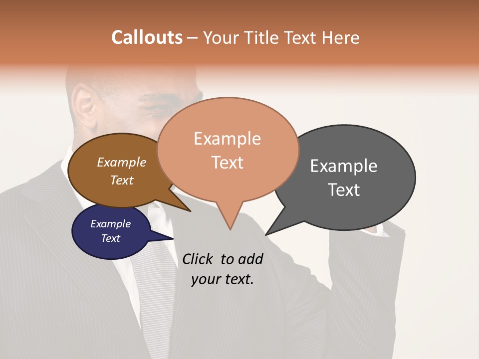 Business Fist Winner PowerPoint Template