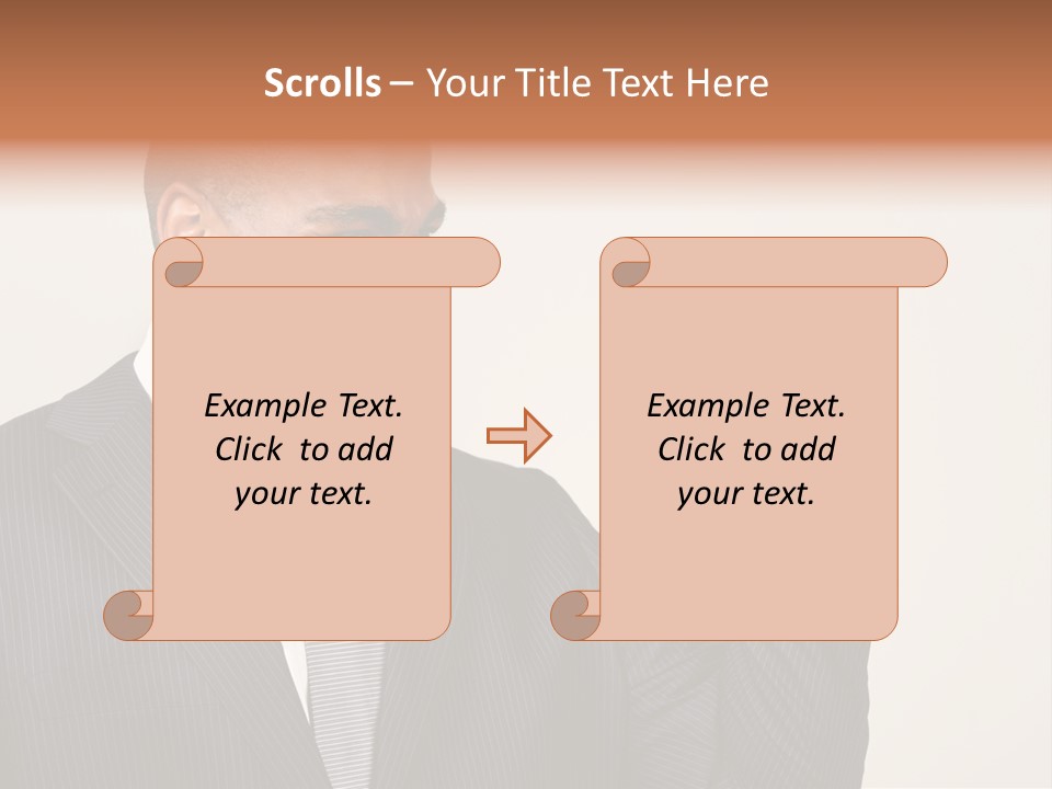 Business Fist Winner PowerPoint Template